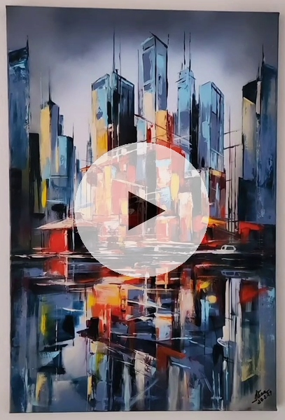 ArteDiAlina.com painting: Living geometry